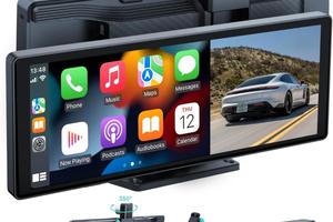 Dash-cam doppia e schermo con carplay e android au