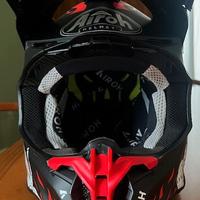 Casco Cross Enduro Airoh TWIST 2.0 Nero opaco+masc