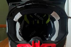 Casco Cross Enduro Airoh TWIST 2.0 Nero opaco+masc