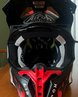 Casco Cross Enduro Airoh TWIST 2.0 Nero opaco+masc