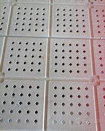 Piastrelle da esterno in pvc ad incastro