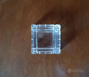 Scatolina in vetro quadrata sdoppiabile