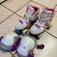 Pattini a rotelle FILA bambina incluse ginocchiere