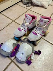 Pattini a rotelle FILA bambina incluse ginocchiere