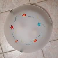 Plafoniera Aquarius in vetro 
