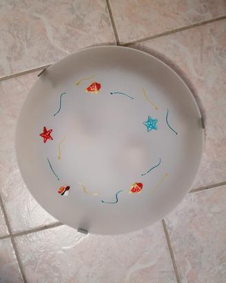 Plafoniera Aquarius in vetro 