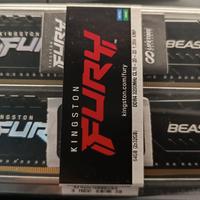 RAM DDR4 KINGSTON FURY BEAST 64 Gb (2 X 32 Gb)