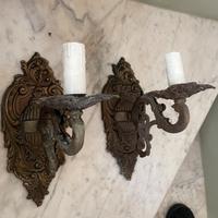 Coppia applique Liberty originali primi ’900