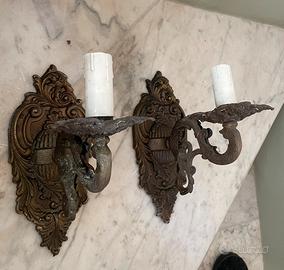 Coppia applique Liberty originali primi ’900