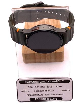 Samsung Watch 7 40mm GR. A Gar. 12 Mesi