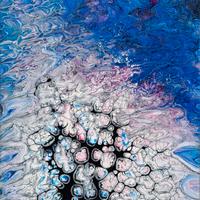 quadro moderno astratto fluid art 