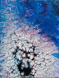 quadro moderno astratto fluid art 