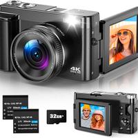 Fotocamera Digitale 4K 48MP Macchina Fotografica