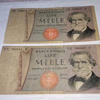 banconote lire mille 