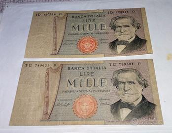 banconote lire mille 