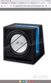 Subwoofer per auto passivo Alpine SBE-1243BR 800W