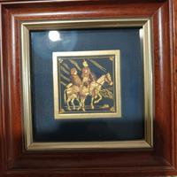 Incisioni d'epoca in oro  con cornice