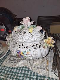 Zuppiera vintage ceramica di Bassano