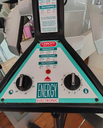 Parrucchieri fonte di calore