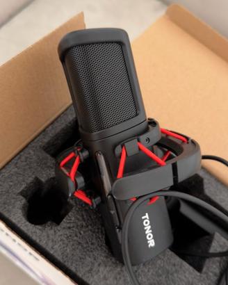 TONOR ORCA-001 microfono USB con base e scatola