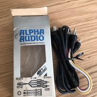 Cavi alpha audio 5 poli a 4 spine phono