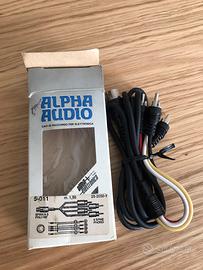 Cavi alpha audio 5 poli a 4 spine phono