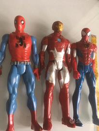 3 Action figures Marvel Spiderman Iron Man