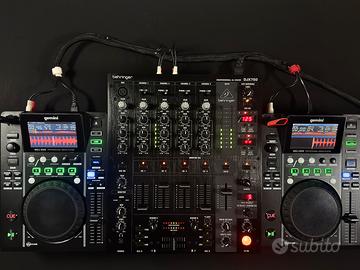 Console Dj - x2 Gemini Mdj-600 + Behringer Djx-750