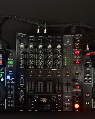 Console Dj - x2 Gemini Mdj-600 + Behringer Djx-750
