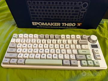 Tastiera meccanica Epomaker TH80-X 75% rgb wireles