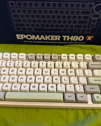 Tastiera meccanica Epomaker TH80-X 75% rgb wireles