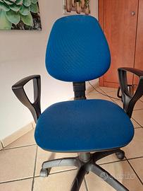 sedia da ufficio con rotelle
