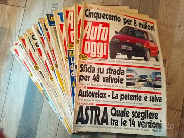 Riviste settimanali AUTO OGGI 1991