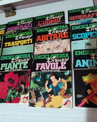 12 volumi enciclopedia Disney anni 80