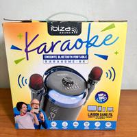 Cassa Karaoke Ibiza Sound  Bluetooth e LED