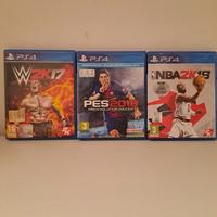Collezione giochi sportivi PS4