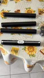 Set 4 Piedi Universali per Rete a Doghe Altezza 29