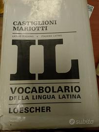 Vocabolario della lingua latina Castiglioni Mariot