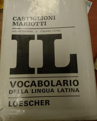 Vocabolario della lingua latina Castiglioni Mariot