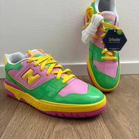 New Balance 550 Y2K vernice nera rosa verde