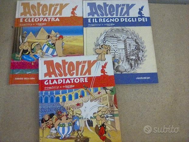 3 fumetti Asterix ed. Gazzetta usato  Cagliari