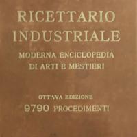 ricettario industriale 