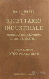 ricettario industriale 