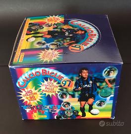 Box calciatori vuoti varie edizioni anni 90 e 2000