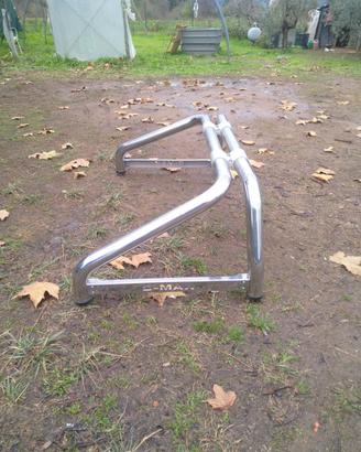 ROLL BAR ACCIAIO  INOX - ISUZU D MAX