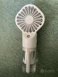 Ventilatore portatile con nebulizzatore spray usb