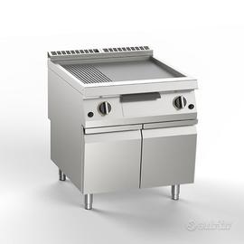 Fry Top a Gas NEBG94ALRX -Liscio/Rigato 800x900