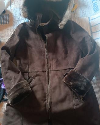 Cappotto donna eco pelliccia 