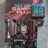 CPU i5-9600KF + Scheda Madre MSI Z390 Gaming Plus