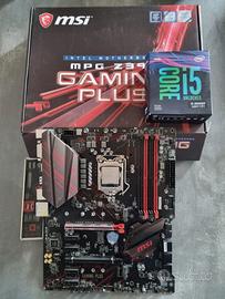 CPU i5-9600KF + Scheda Madre MSI Z390 Gaming Plus